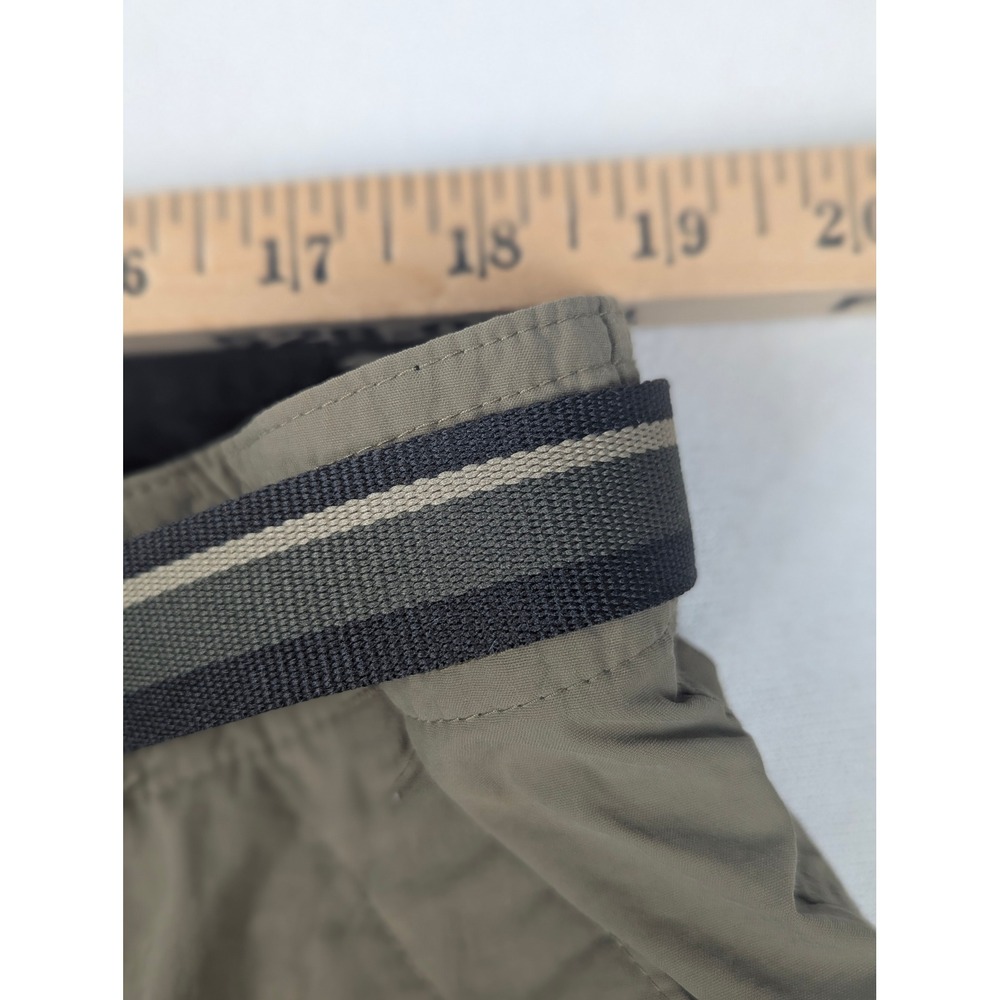 ExOfficio Mens 40 Olive Green Nylon Cargo Hiking Shorts Web Belt Quick Dry - Picture 5 of 12